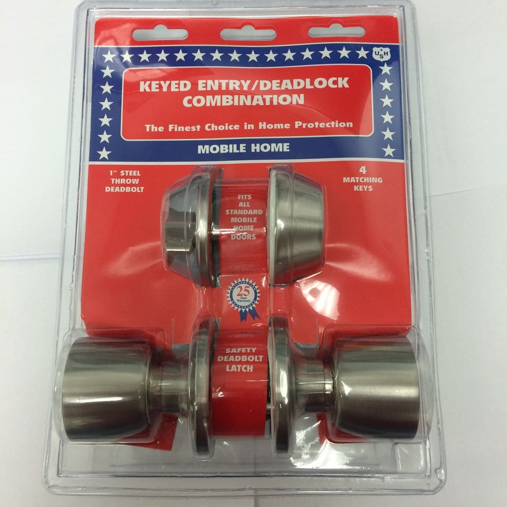 Conjunto de 4 teclas Lock US Hardware RV Knob Deadbolt