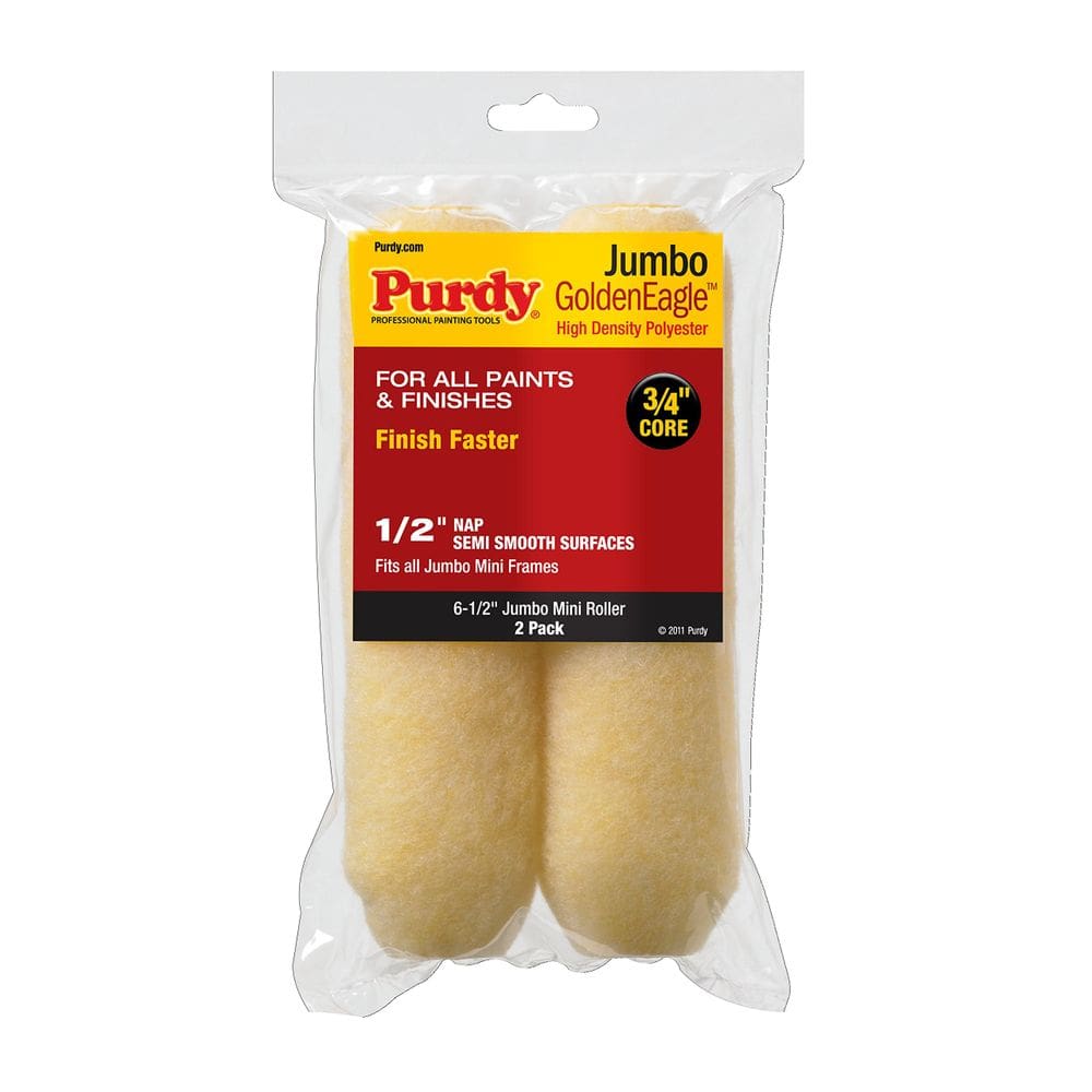 Pacote com 2 rolos de pintura Purdy Jumbo Mini Golden Eagle
