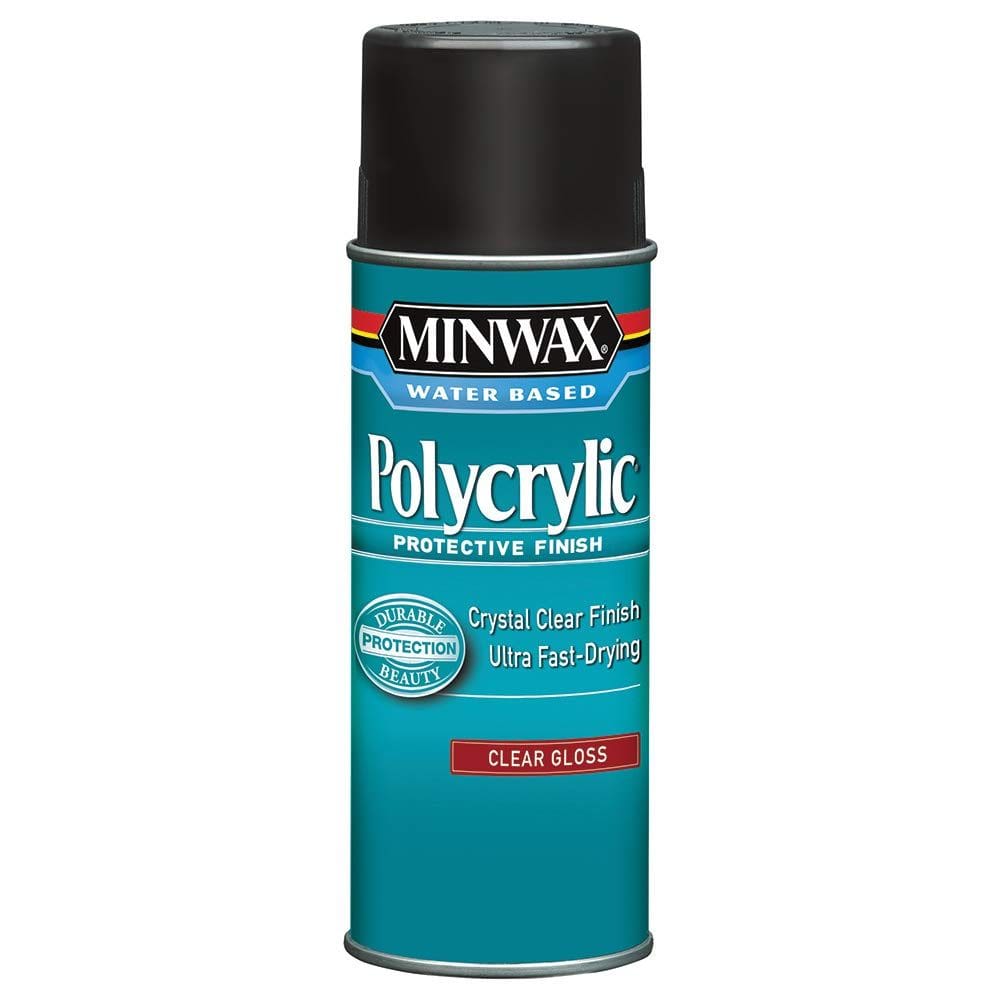 Spray de acabamento protetor Minwax Polycrylic Clear Gloss 340mL