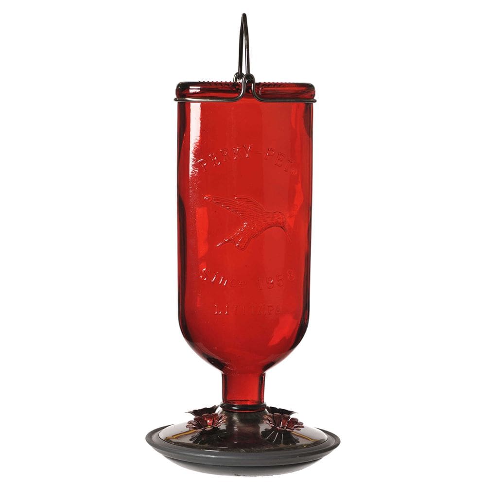Comedouro para beija-flores Perky-Pet 8109-2 de vidro antigo 470ml