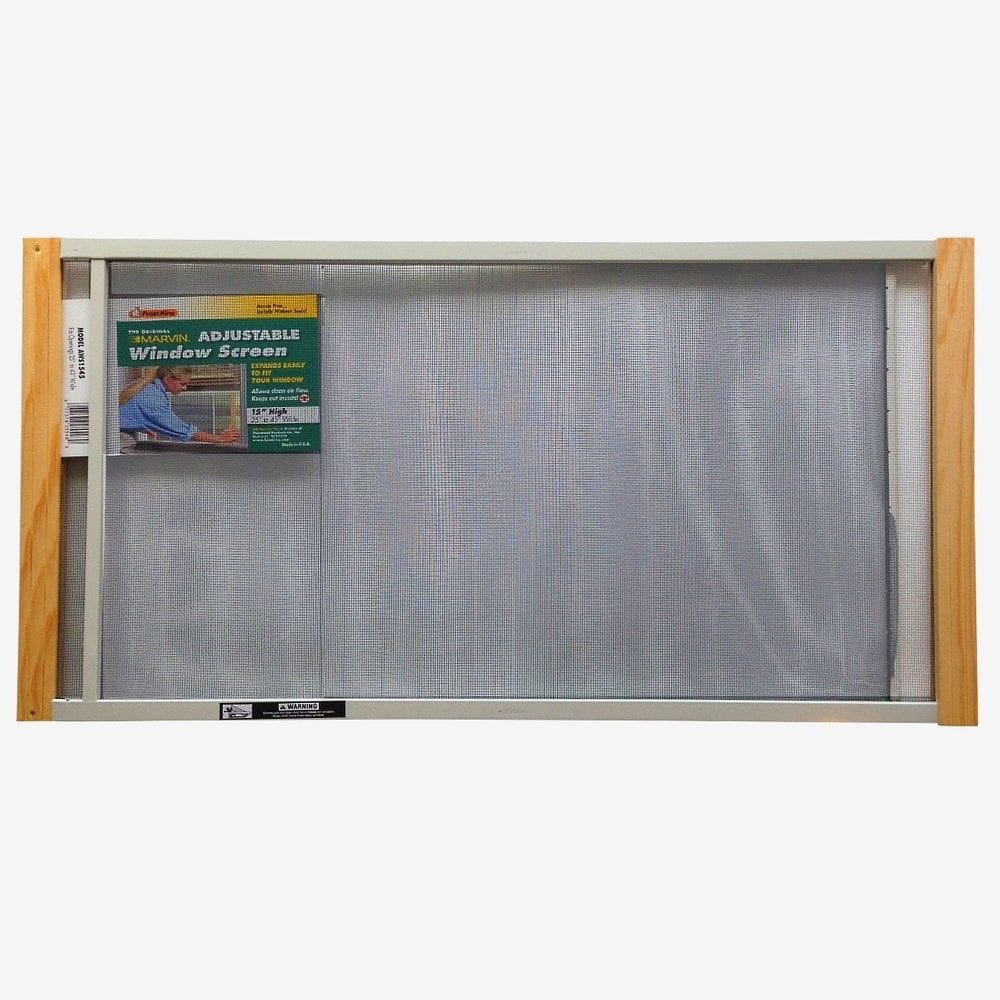 Tela de janela Frost King AWS1045 Marvin 38x15 cm ajustável