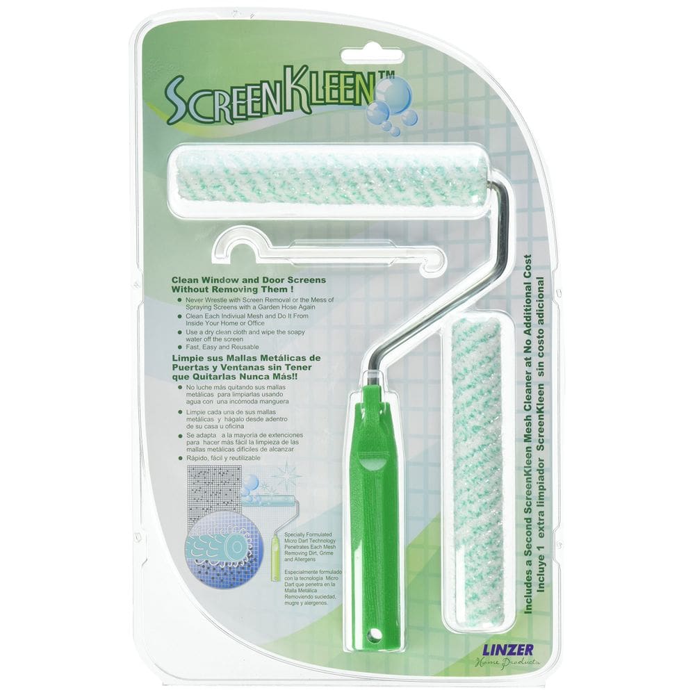 Kit de limpeza de tela de janela Linzer A-200 Green 28 cm