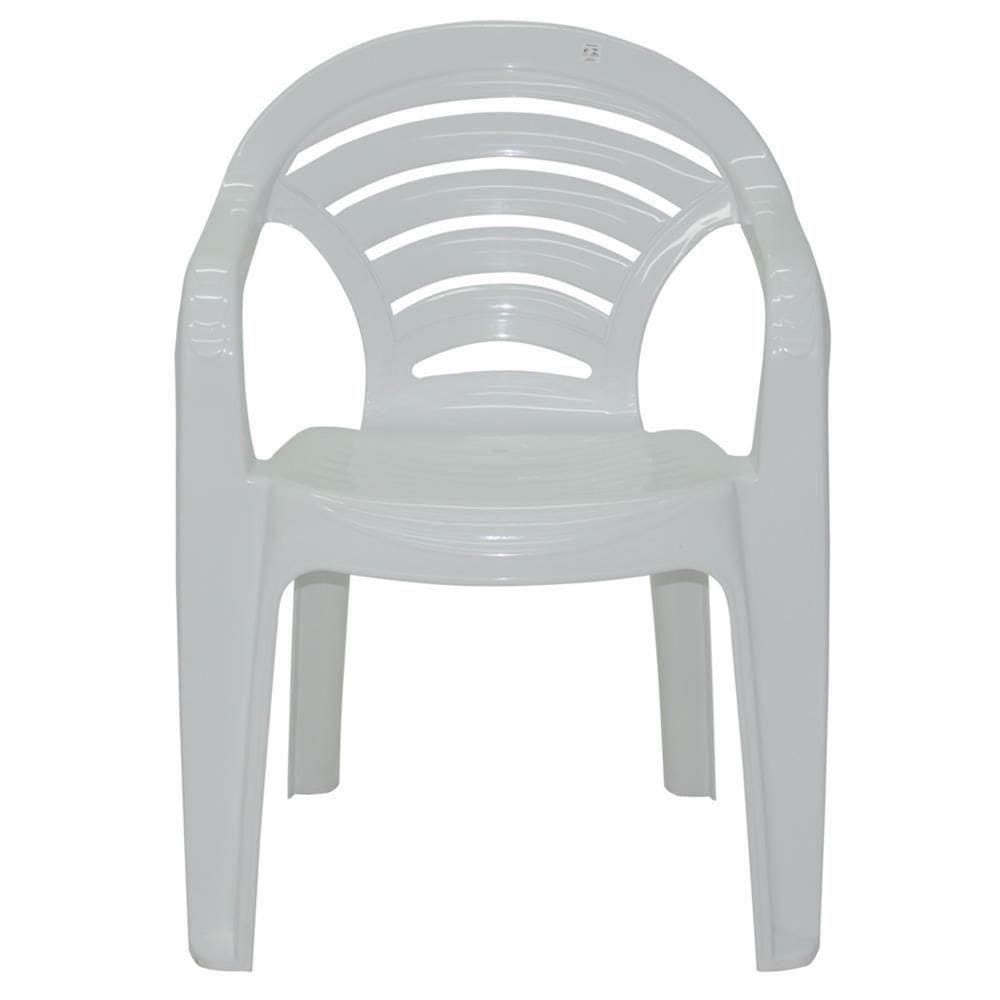Cadeira Angra Em Polipropileno Branco - 92212010 - Tramontina Poltrona Angra Branca Tramontina 92212-010