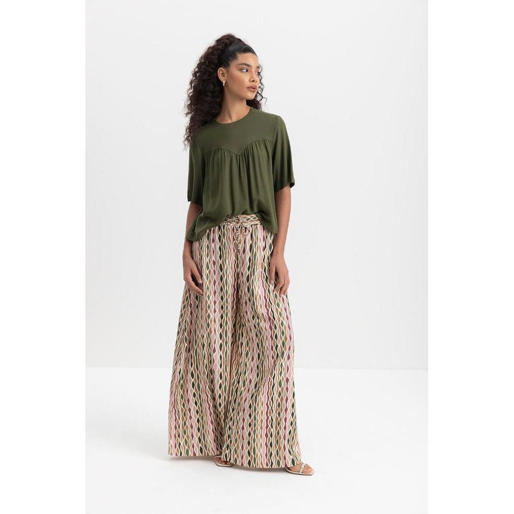 Calça feminina pantalona essendi