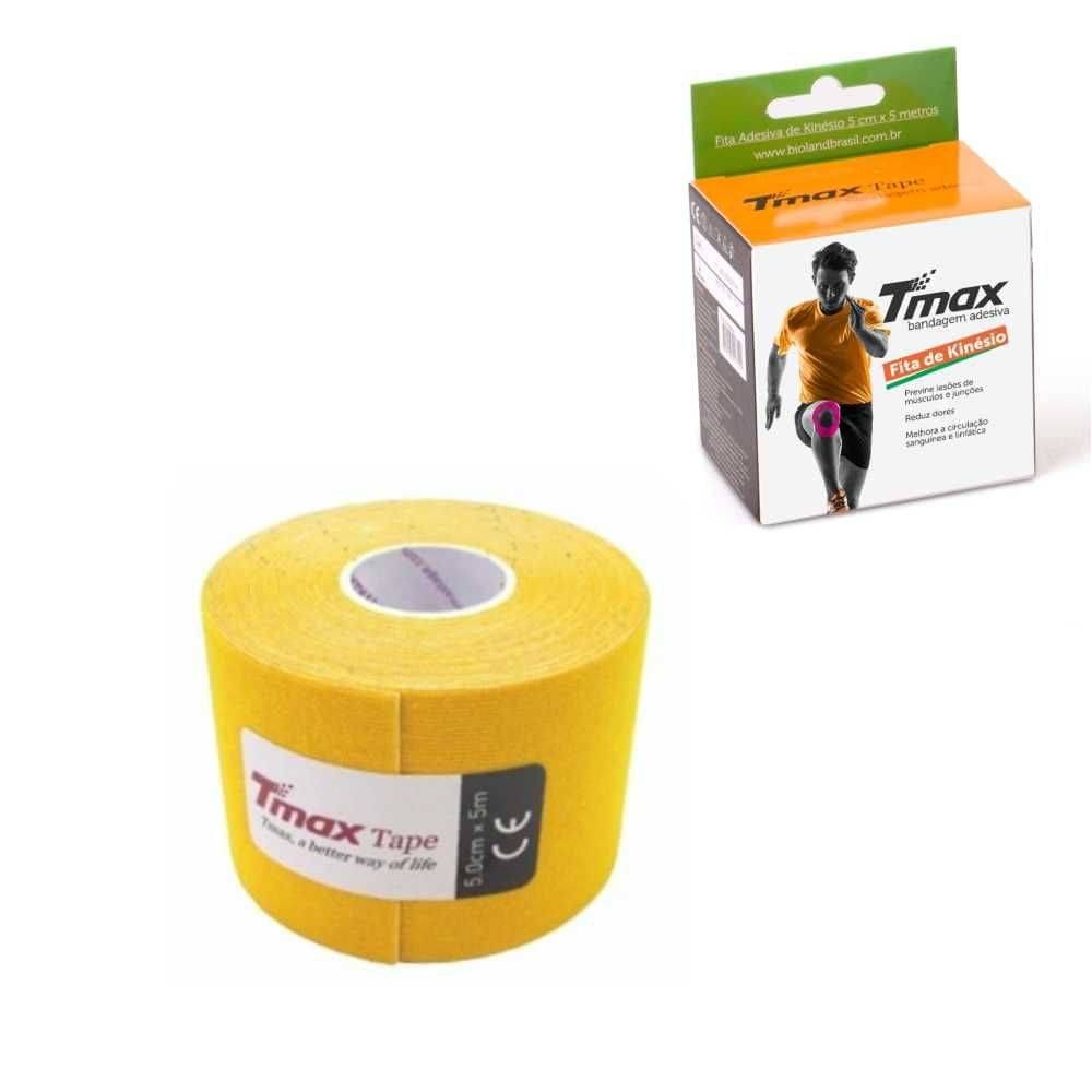 Bandagem Elástica Kinesio | Reduz Edemas e Dor Muscular