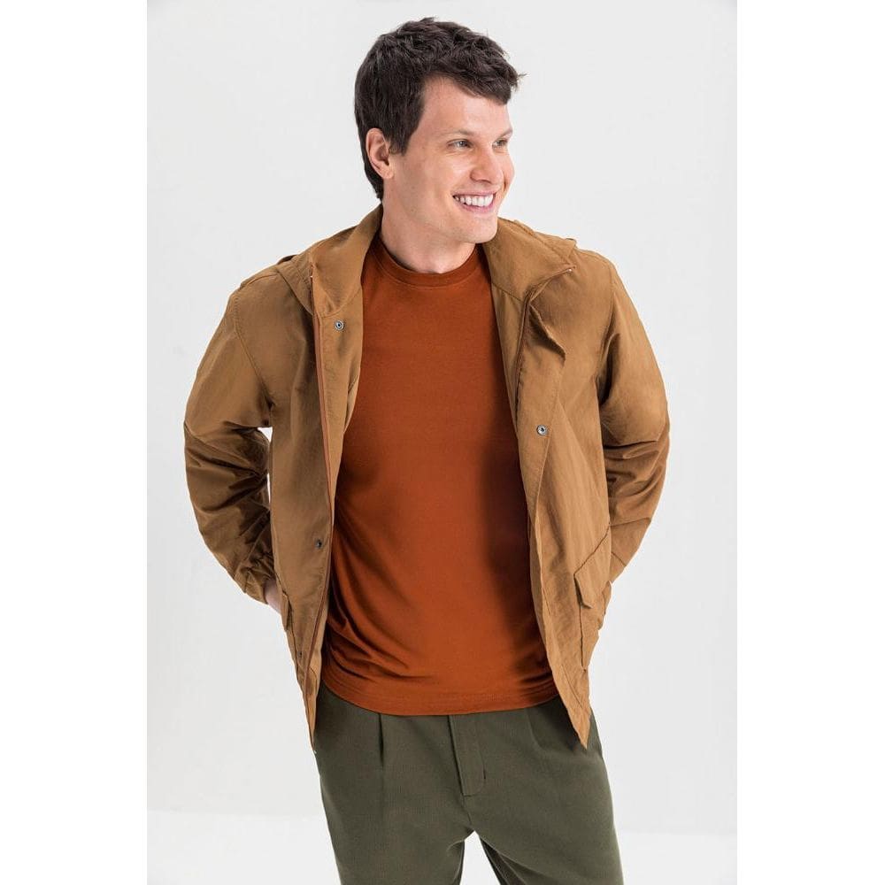 Camiseta masculina em meia malha Essendi