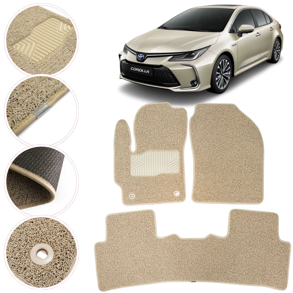 Tapete Kapazi Automotivo Toyota Corolla 2020 a 2026 Bege
