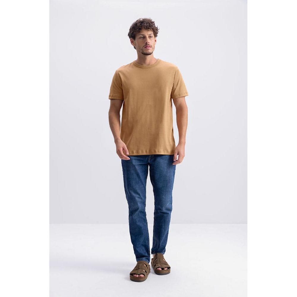 Camiseta masculina essencial em suedine Essendi M