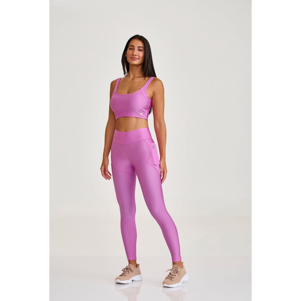 Legging Adaptiv com Bolso Cajubrasil Rosa Lola