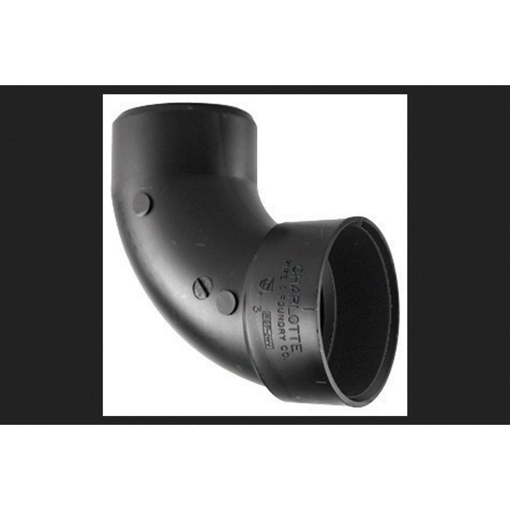 Cotovelo 90 Charlotte Pipe ABS DWV, tamanho 5 cm