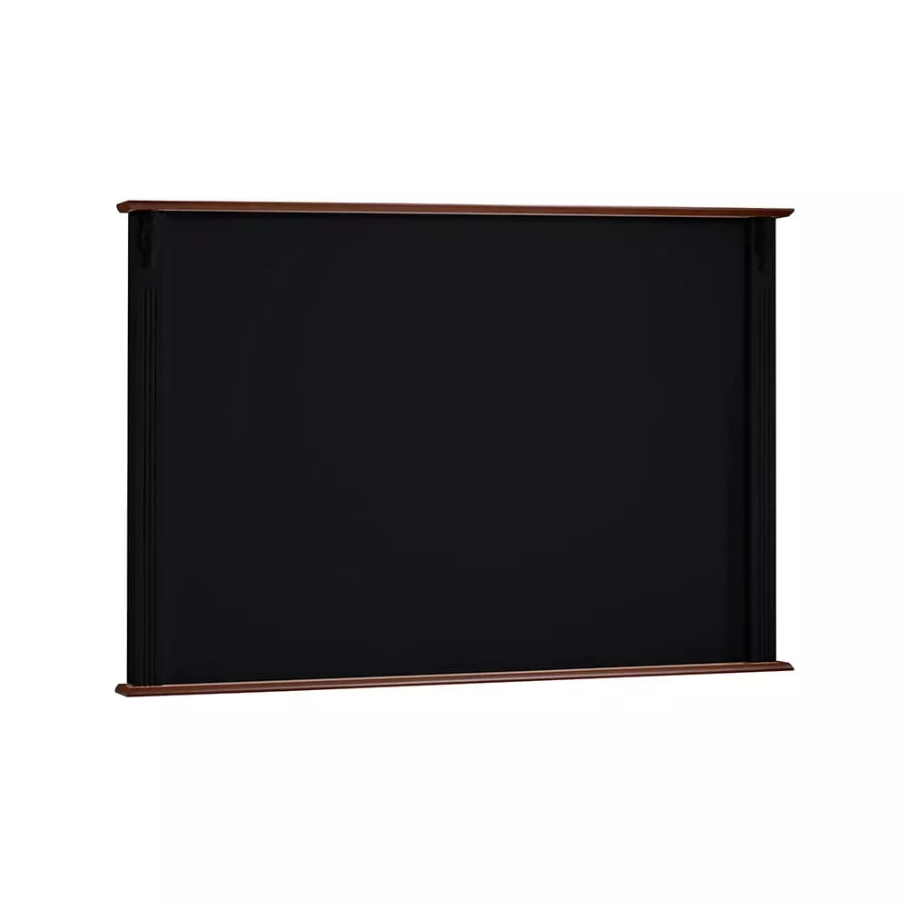 Painel de TV para Sala 195cm Clássico 50513 Linz Móveis - Preto/Imbuia Glazer