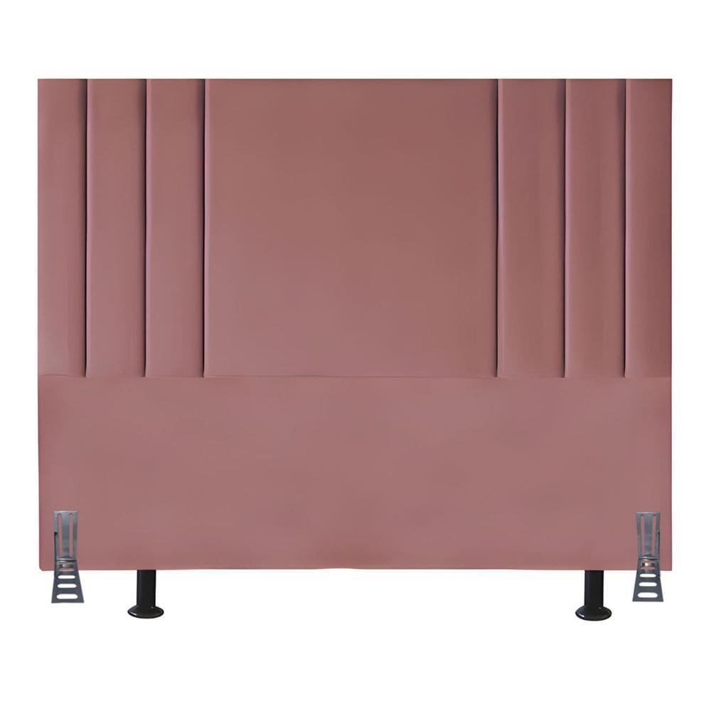Cabeceira Cama Box 100 cm Suede Solteiro Frame Estofada