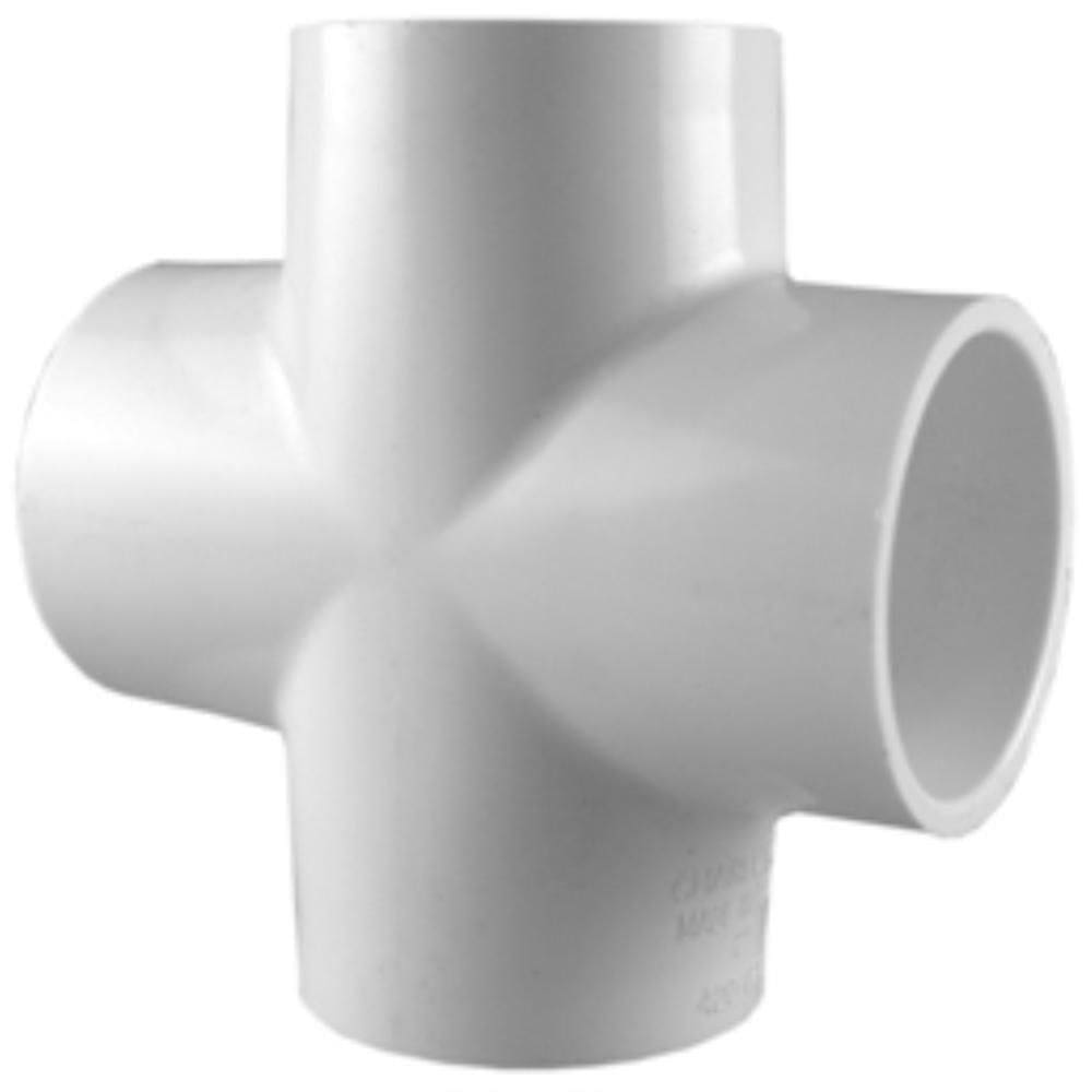 Encaixe de mangueira Charlotte Pipe 3/4” SCH 40 Cross PVC