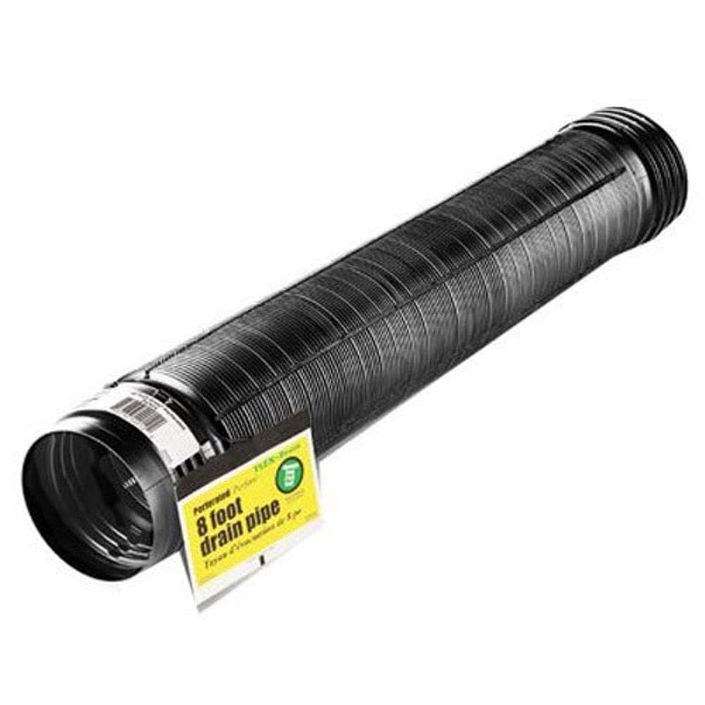 Tubo de drenagem flexível Flex-Drain 10 cm x 2,5 m perfurado