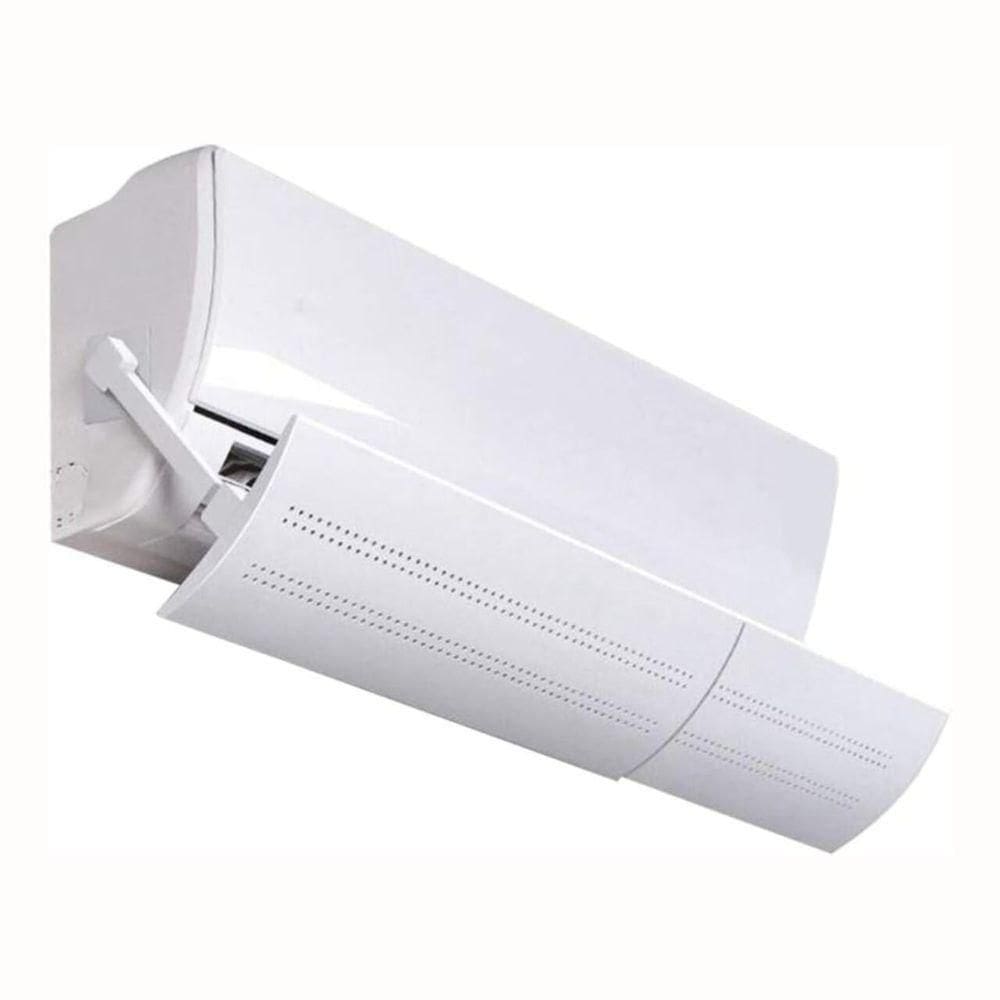 Defletor Para Ar Condicionado Split Plástico Ajustável 180º 103x19x18 Com Regulagem