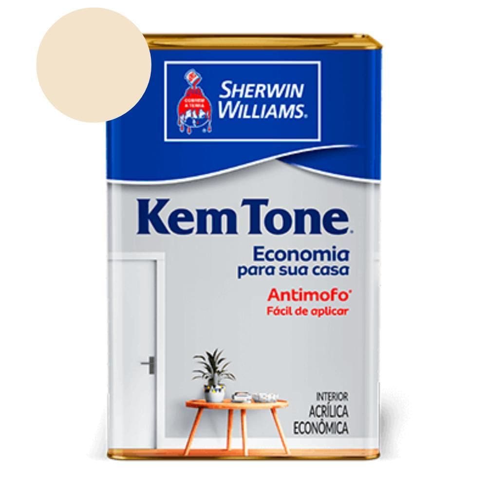 Tinta ACR Kemtone Fosco Palha Sherwin Williams 18L