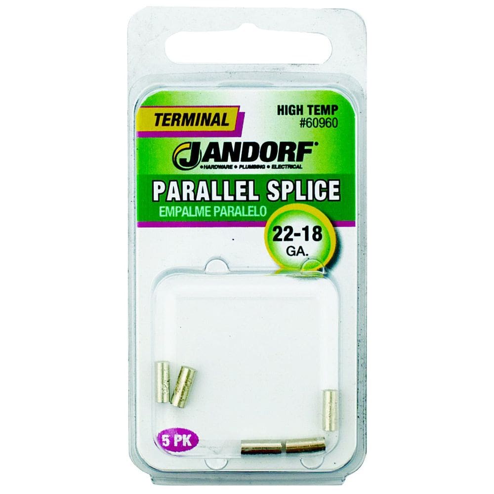 Terminal de emenda paralela Jandorf 22-18 AWG não isolado