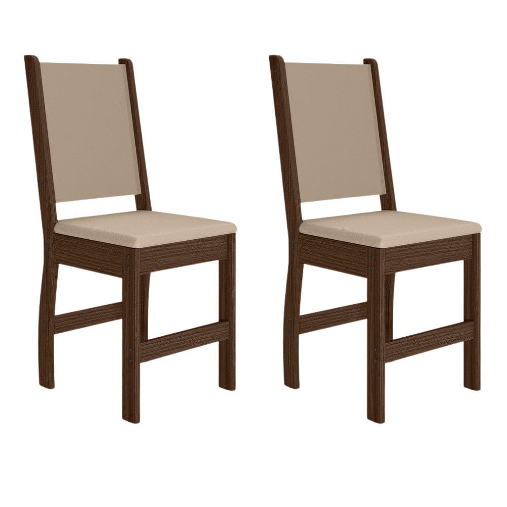 Conjunto 2 Cadeiras Clara Poliman M?veis