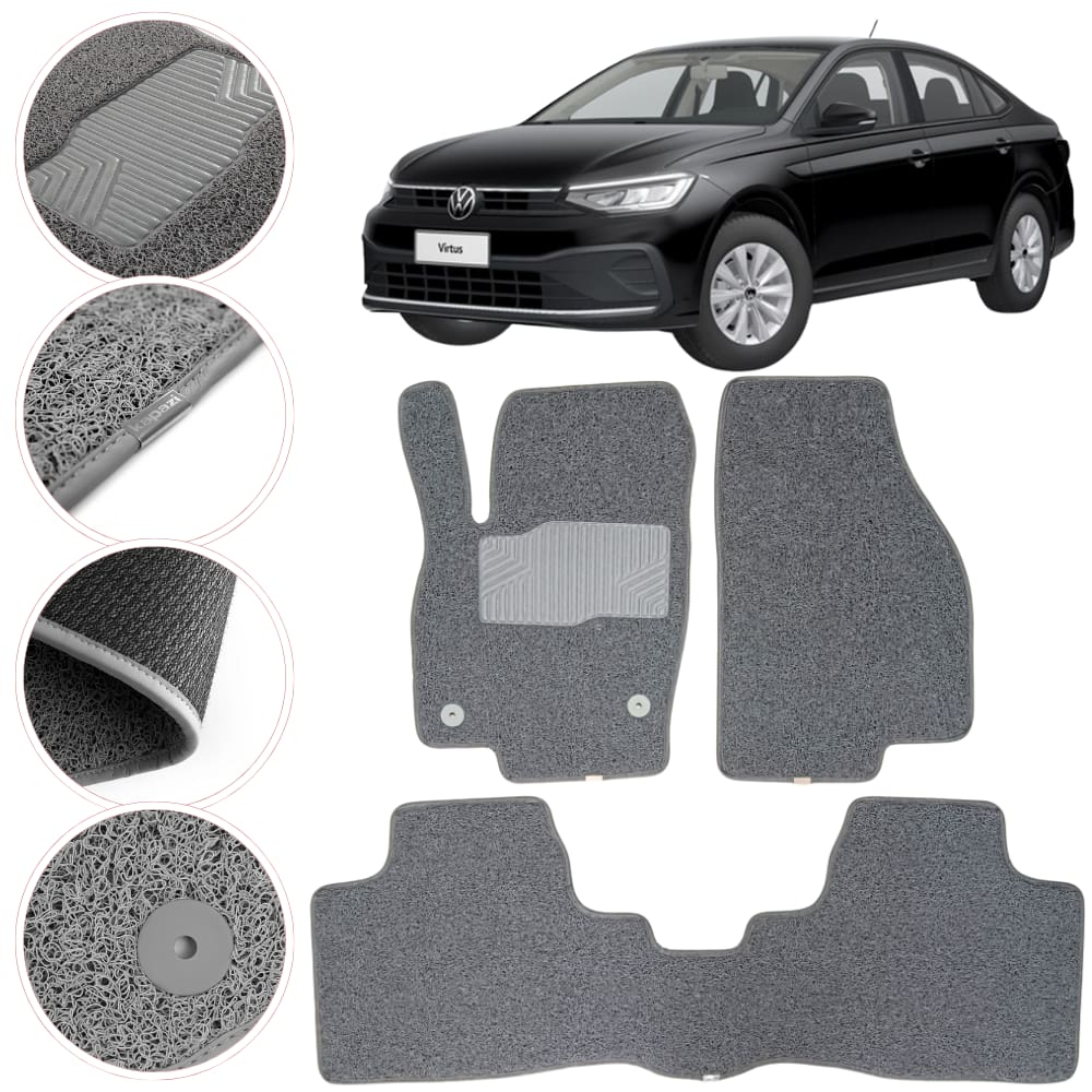 Tapete Kapazi Automotivo Vw Virtus 18 a 25 Diversas Cores