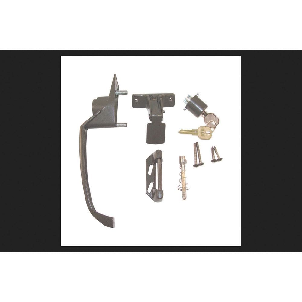 Maçaneta de porta de tela Barton Kramer 4,4 cm em aço bronze