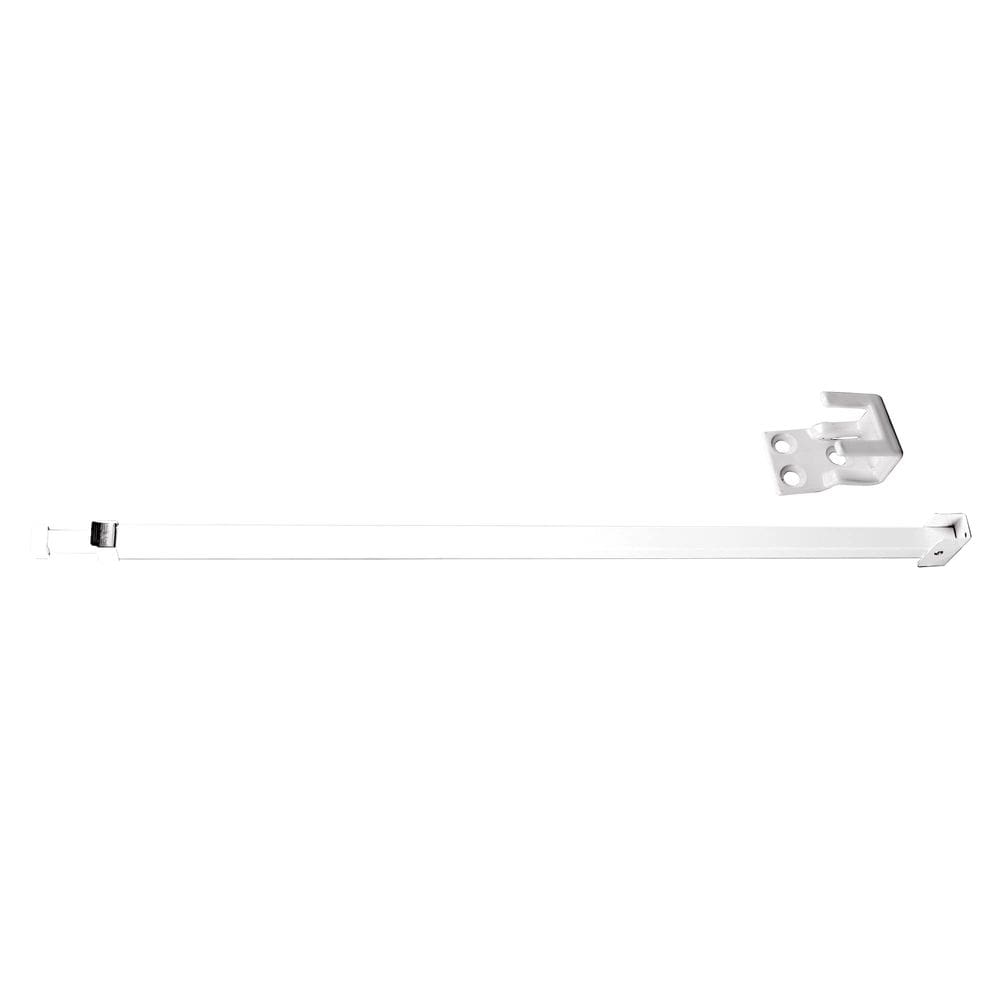 Fechadura de barra de segurança Prime-Line U 9921 Alumínio Branco