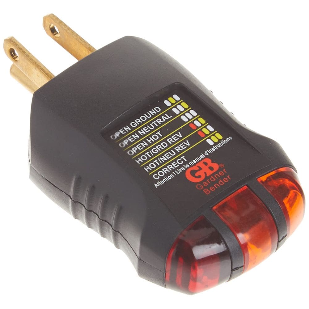 Indicador de erro do testador de circuito Gardner Bender GRT-3500 120V 5