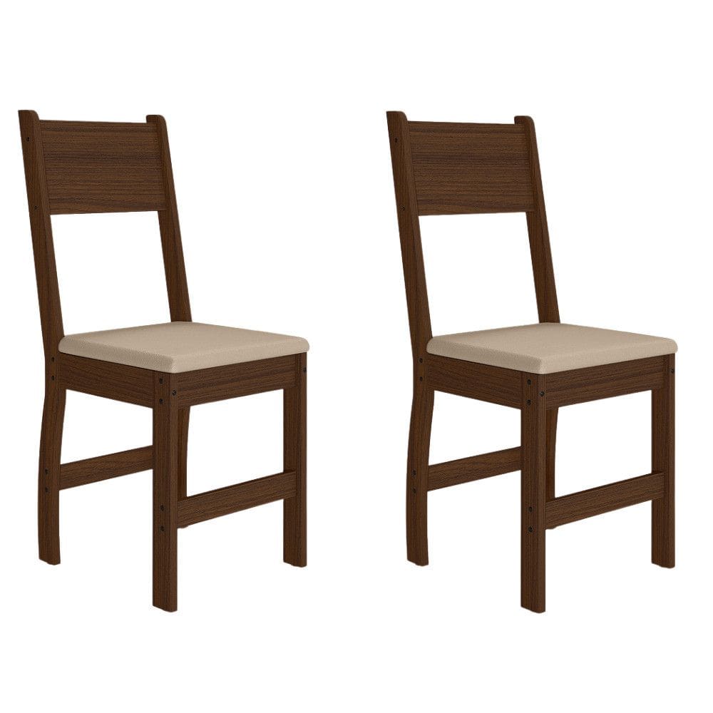 Conjunto 2 Cadeiras Milano Poliman M?veis