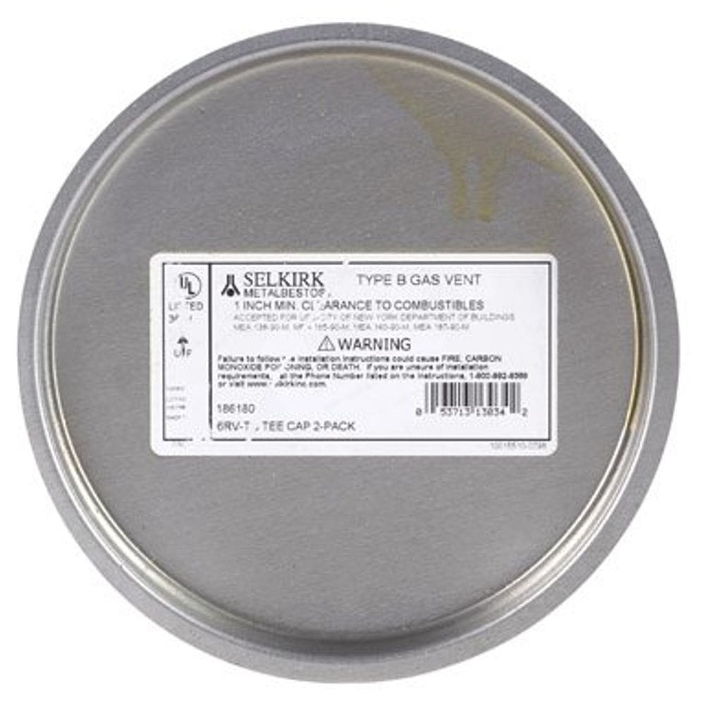 Tubo de fogão Tee Selkirk 15 cm Alumínio e Aço Galvanizado