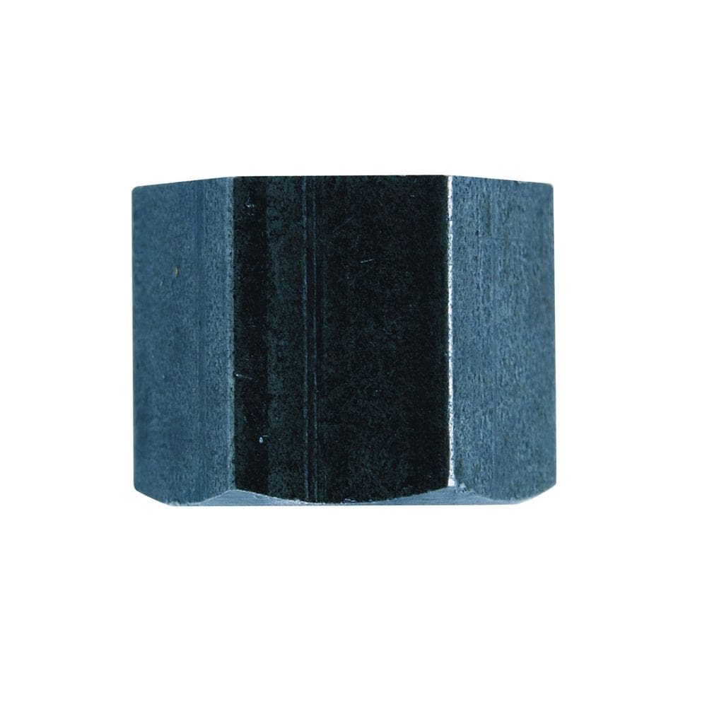 Tampa de tubo hexagonal Billco 1/4” FPT Black Steel 0,74” L