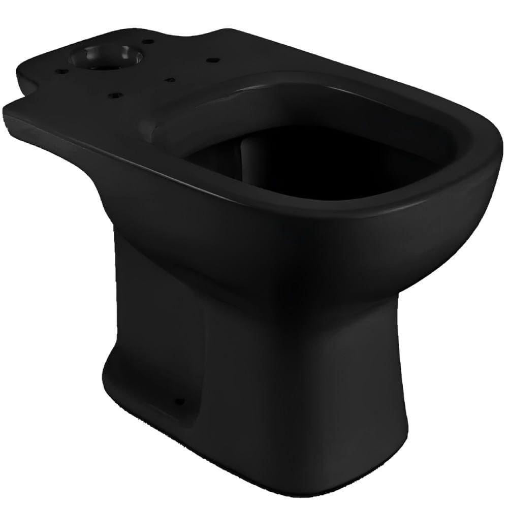 Bacia Para Caixa Acoplada Etna Preta - Ip2112 - Icasa