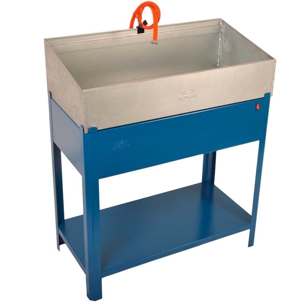 Lavadora De Peças 800mm 20 Litros Com Eletrobomba 220 Volts - 1121 - Fercar Lavadora De Pecas 800mm 220v - 1121 - Fercar