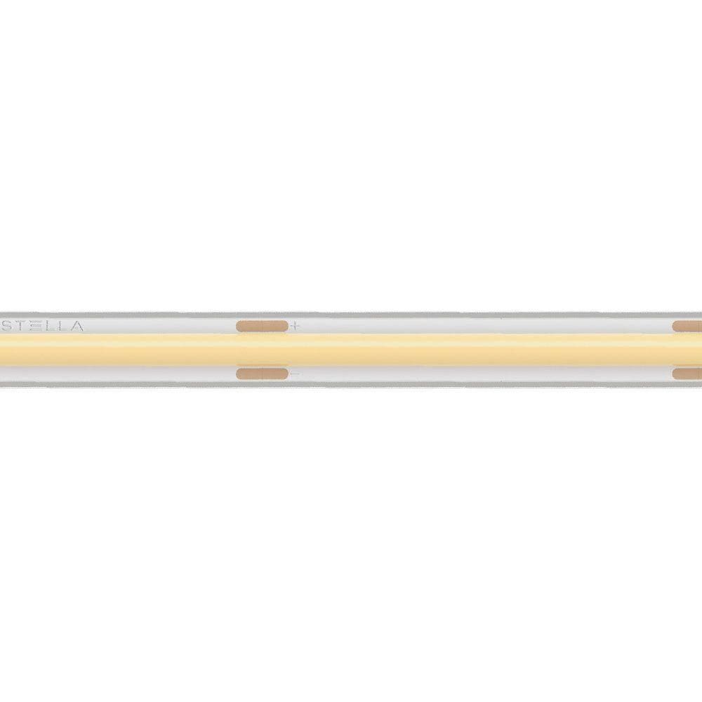 Fita De Led Stella Cob All Light Pro Com 5 Metros Ip67 Alto Irc 95 8w 24v 3000k - Luz Amarela