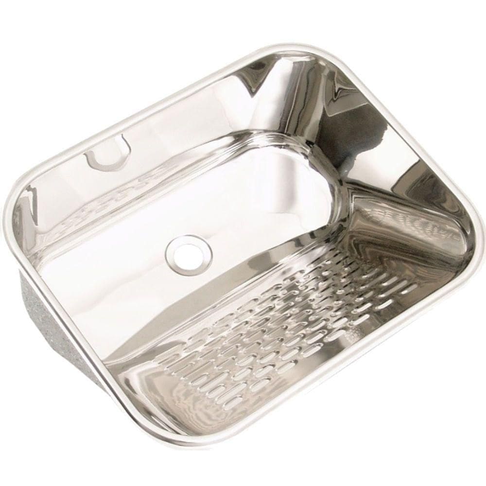 Tanque Para Lavanderia De Aço Inox S-500 Com 50x40x23cm - Fabtnq01022305 - Fabrinox