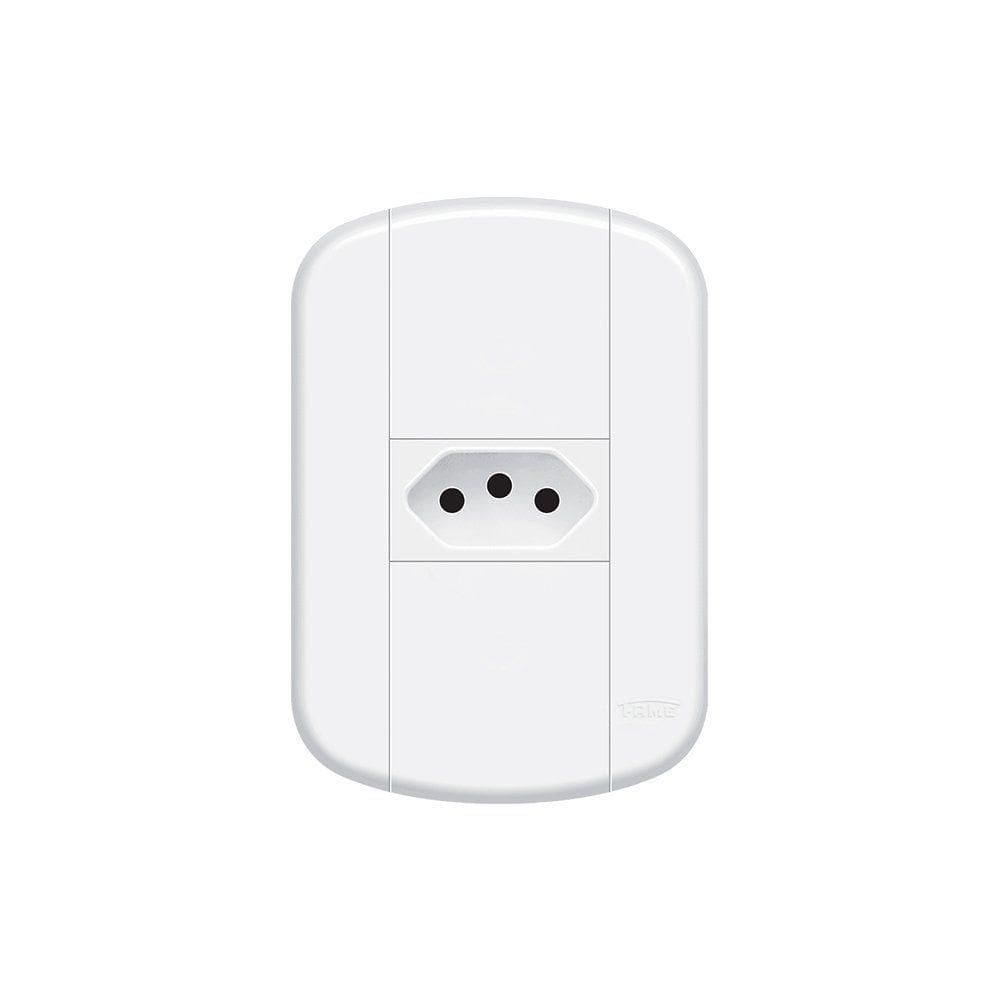 Tomada Fame Blanc+ 2p+t 20a Com Placa 4x2 Branca