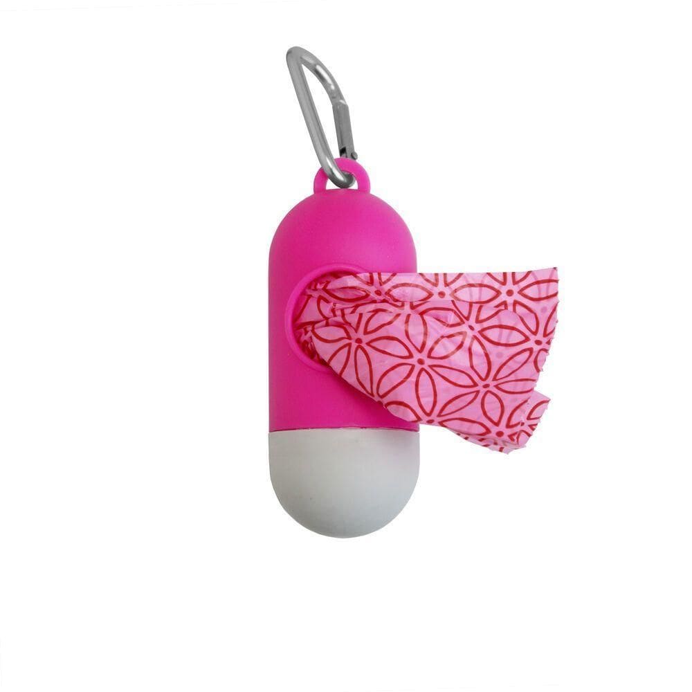 Dispenser Eco Floral: Acessório Prático E Estiloso Para Sacos De Cata-caca De Pets