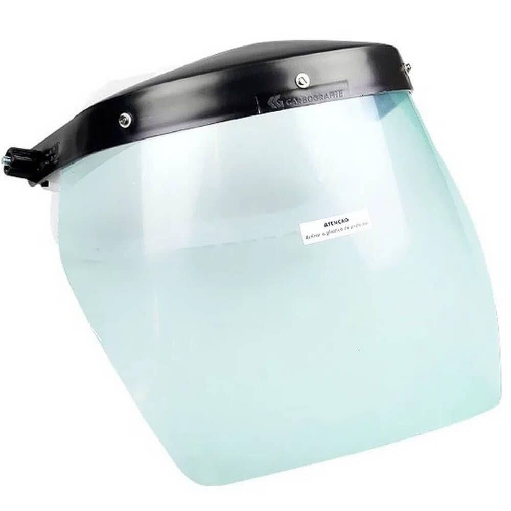Protetor Facial Incolor Sem Catraca 10”” - 010251710 - Carbografite Protetor Facial Inc.10” Sem Catraca Carb