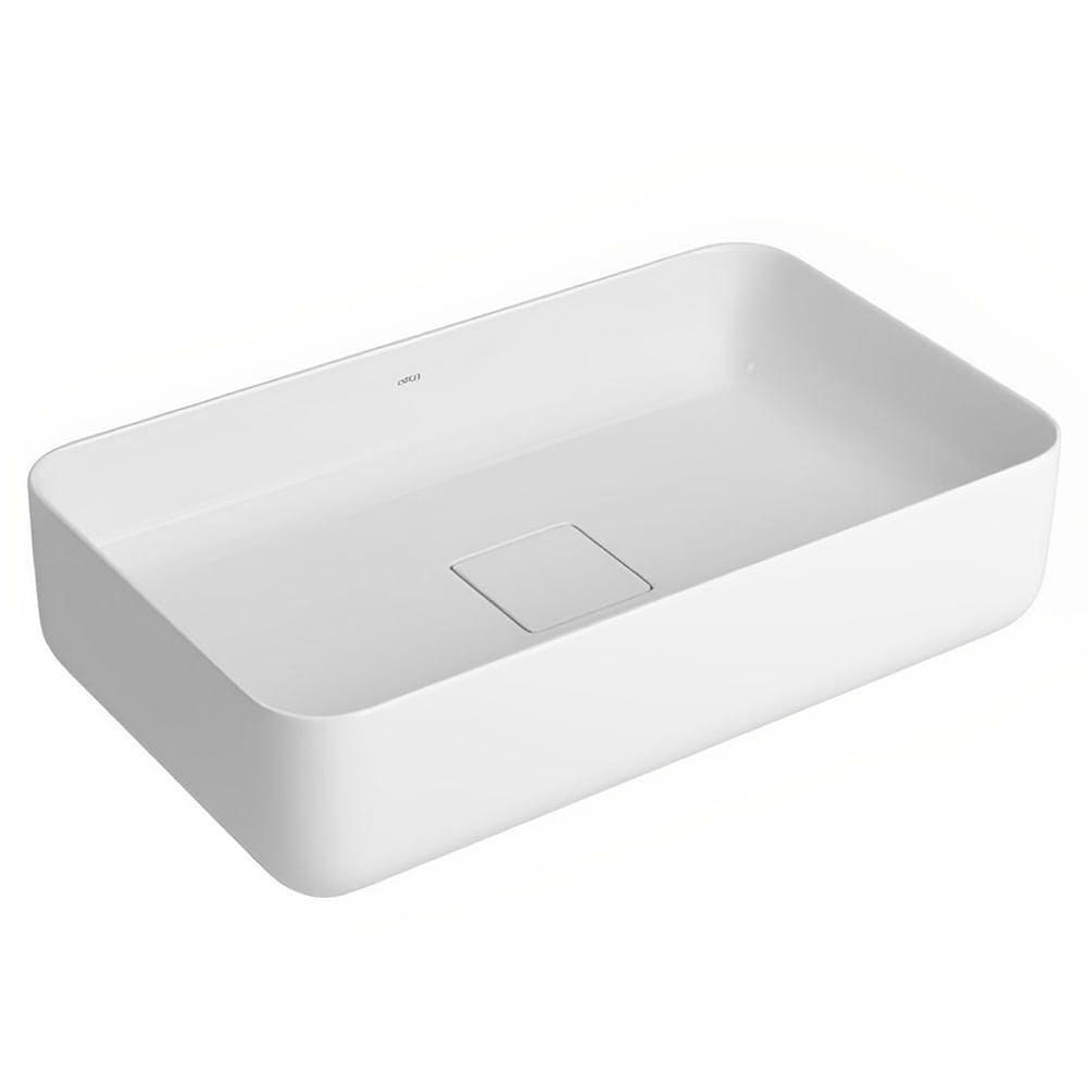 Cuba Retangular De Apoio 50cm Branca - L.13050.17 - Deca