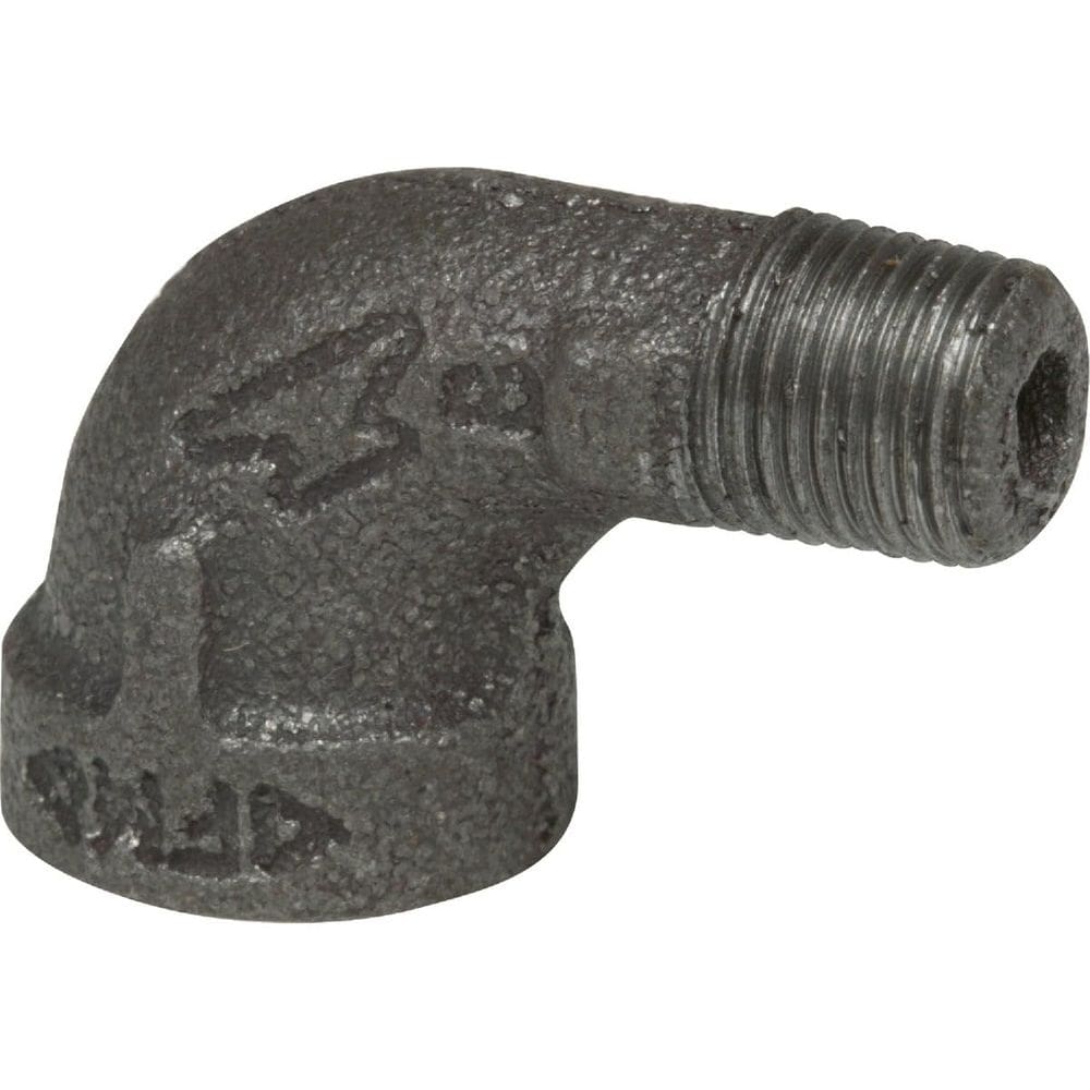 Encaixe de tubulação de mangueira Anvil 1/4” FPT Black Iron Elbow