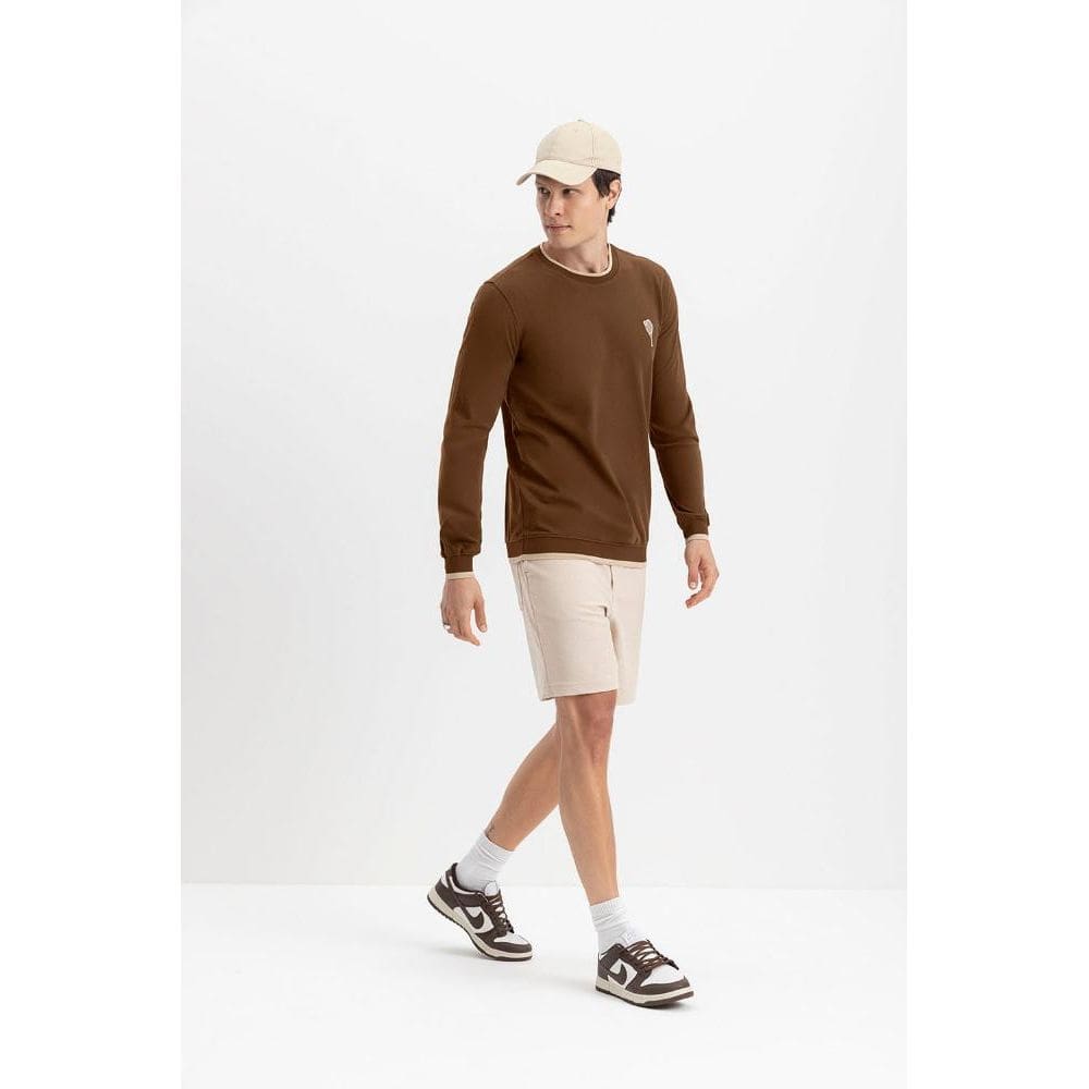 Camiseta masculina em piquet essendi