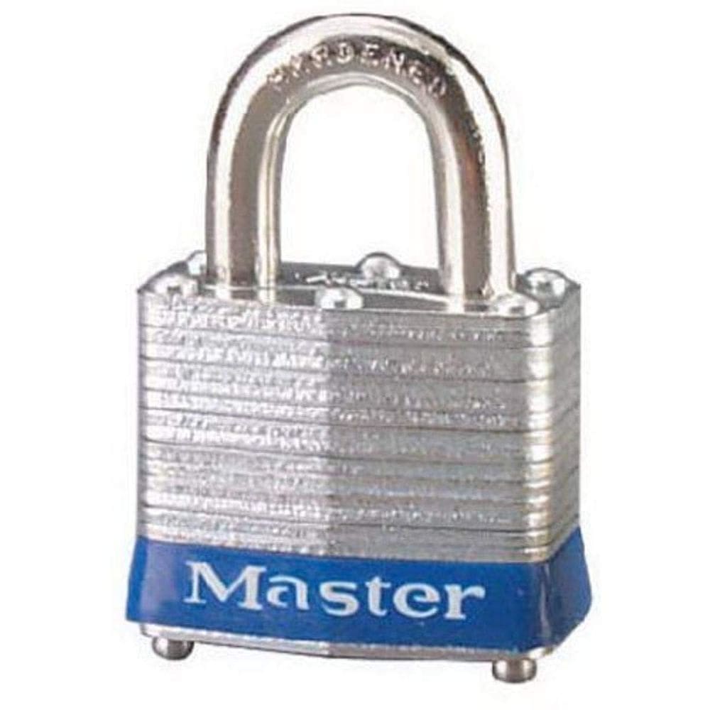 Cadeado com chave Lock Master Lock 1,56” prateado