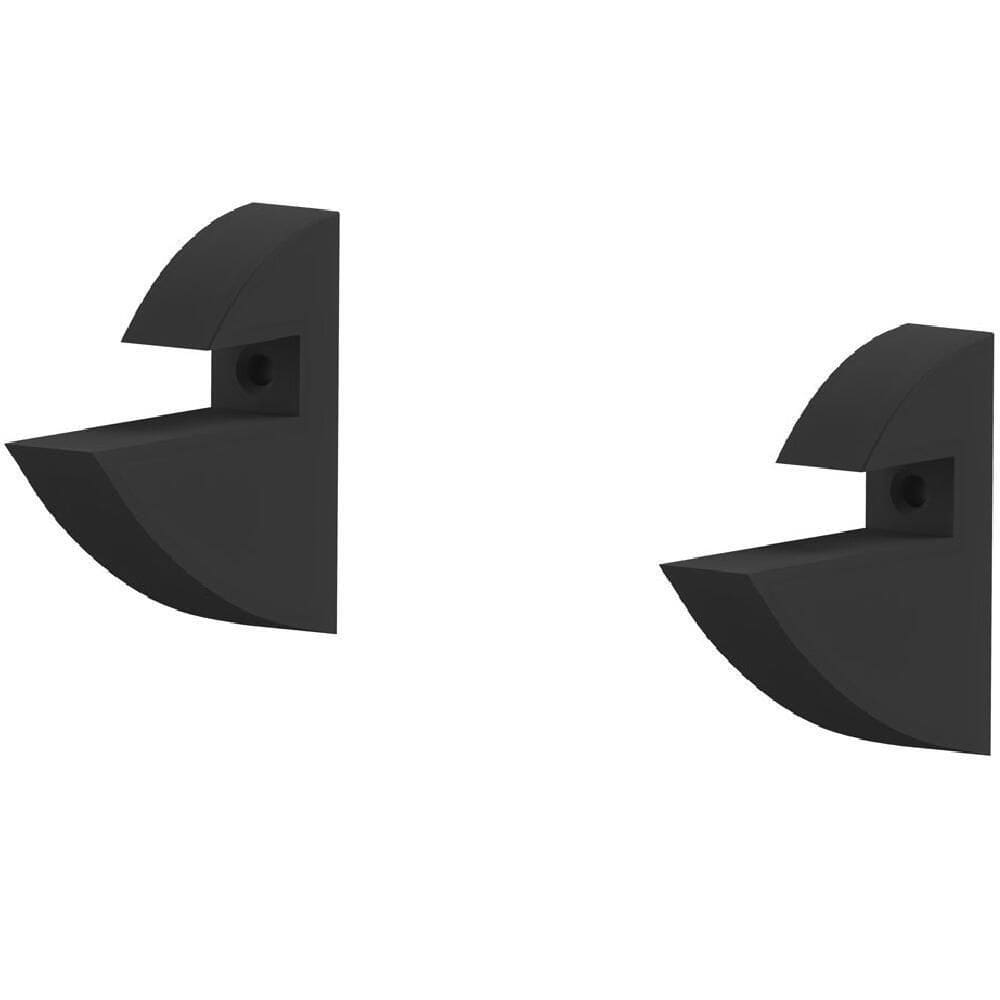 Prateleira Em Mdp Com Suporte 25x100cm Preto - Clip-25100-uv-pr - Multivisão