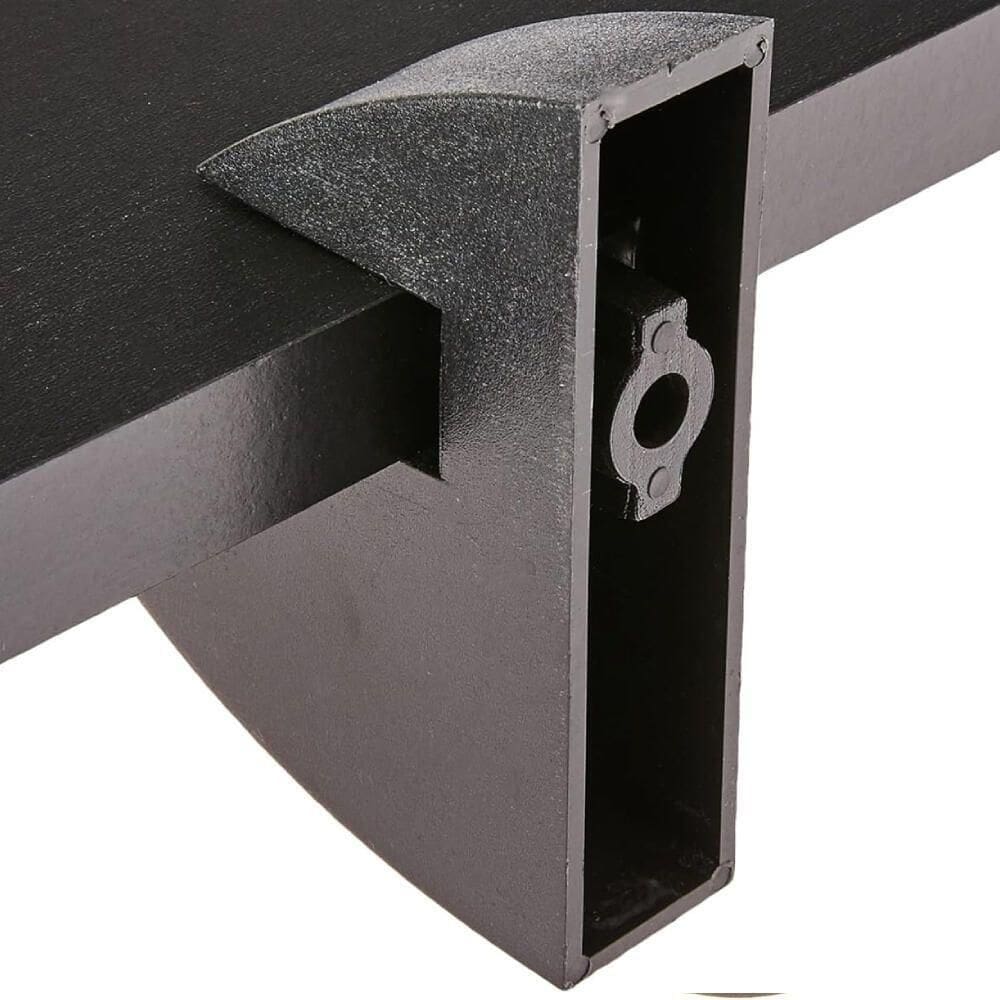 Prateleira Em Mdp Com Suporte 25x40cm Preto - Clip-2540-uv-pr Preto - Multivisão