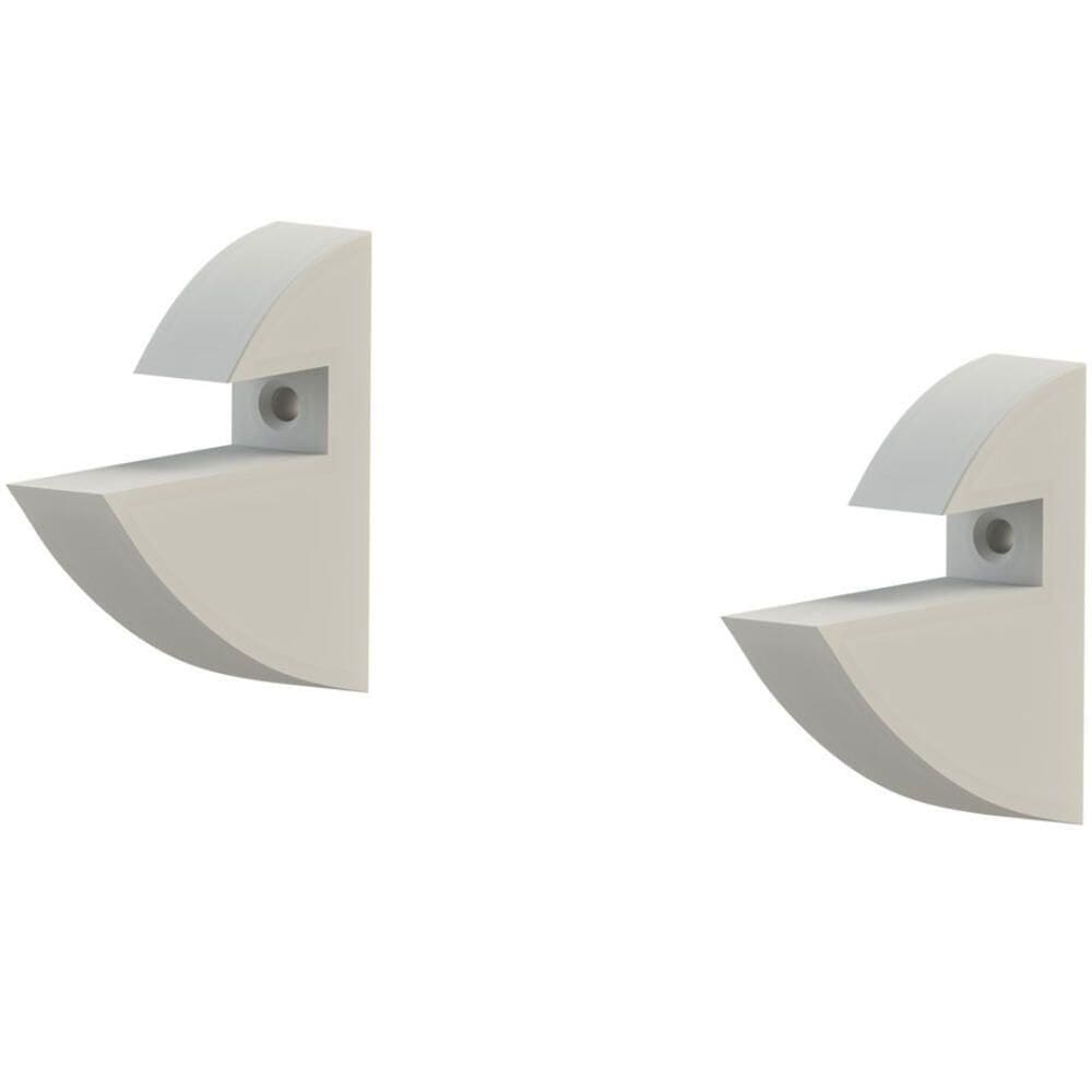 Prateleira Em Mdp Com Suporte 20x80cm Branco - Clip-2080-uv-br - Multivisão