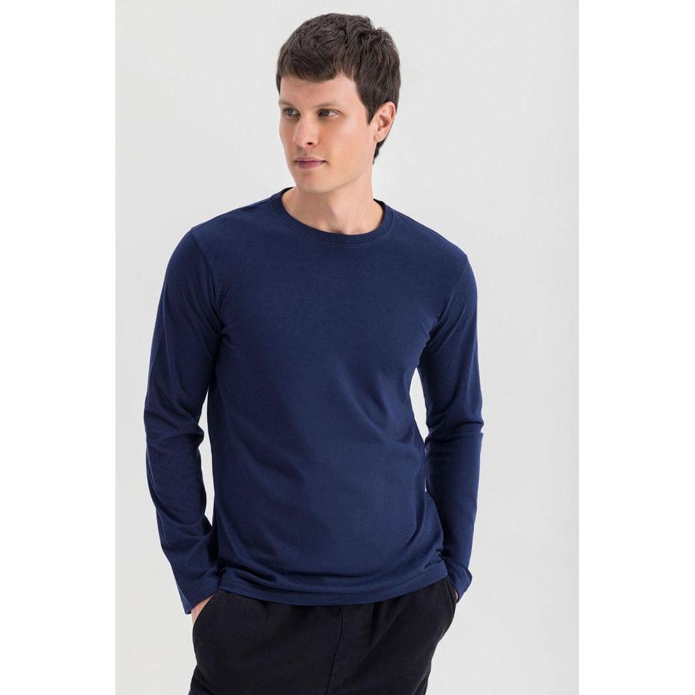 Camiseta masculina em meia malha Essendi