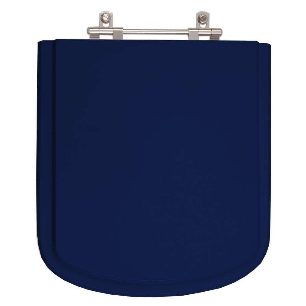 Tampa De Vaso Sanitário Poliéster Bali Navy Para Incepa