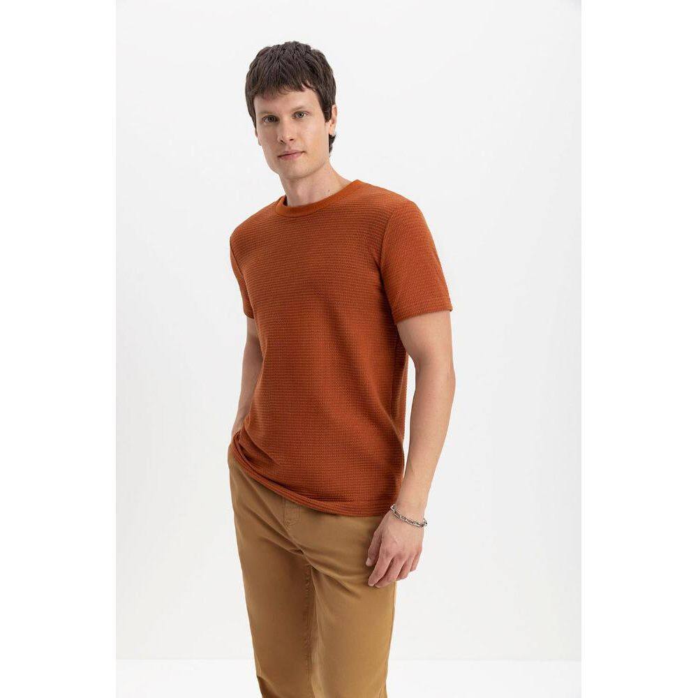Camiseta masculina em malha tricot essendi -G