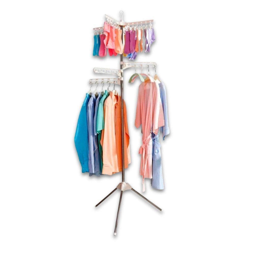 Cabideiro Articulado Com Braços Giratórios - Branca