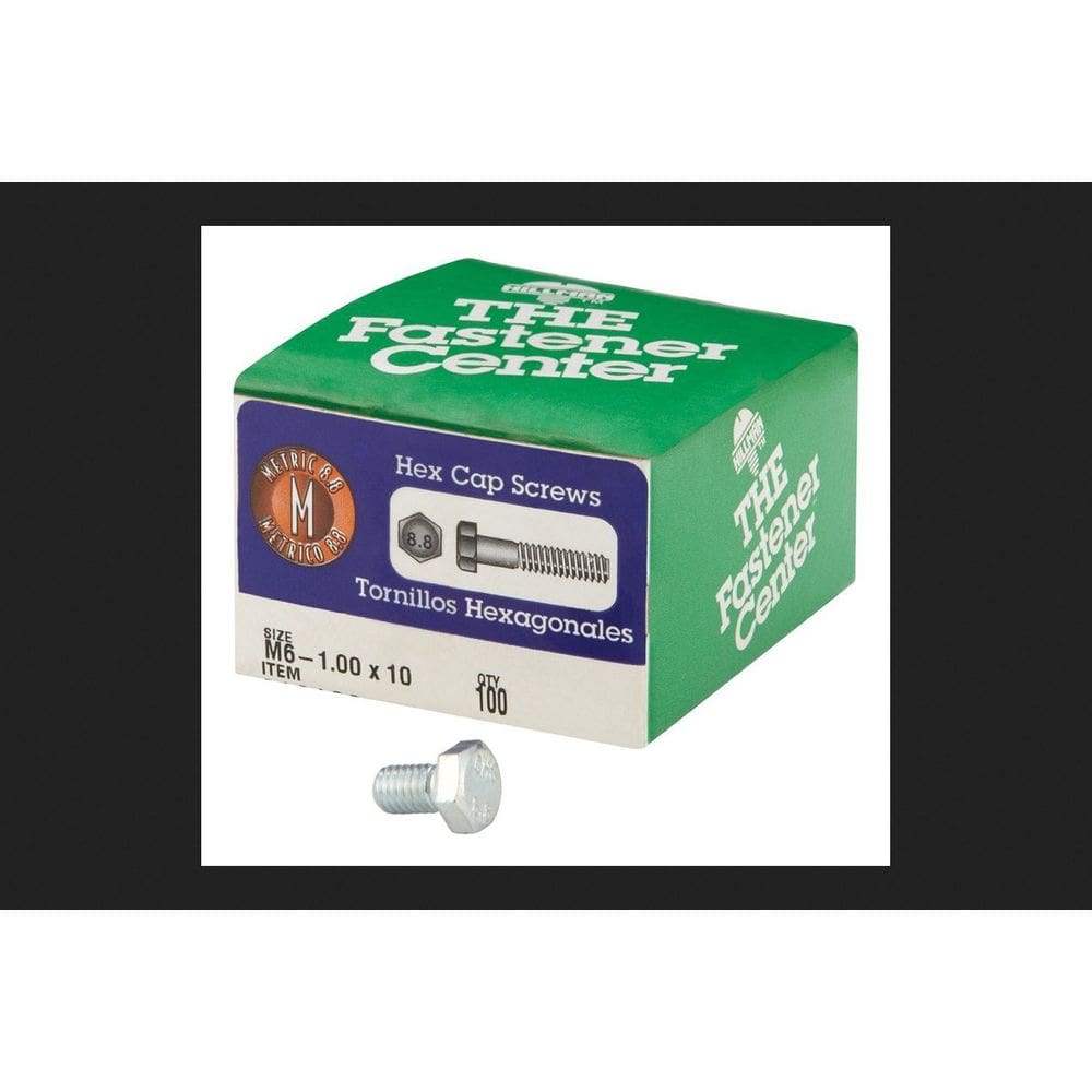 Parafuso Hillman M6-1,00 mm x 10 mm, cabeça hexagonal de aço, 100 unidades