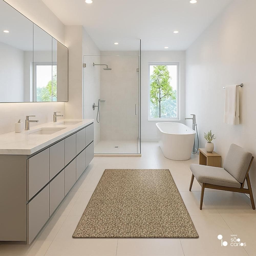 Tapete Bali Naturalli 100x150cm Tapetes São Carlos