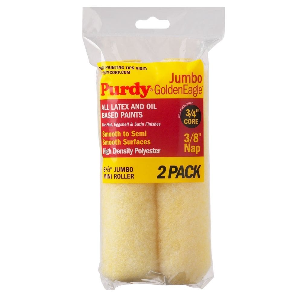 Capas de rolo de pintura Purdy Golden Eagle Jumbo 16,5 cm 0,95 cm Nap